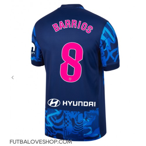 Dres Atletico Madrid Pablo Barrios #8 Tretina 2024-25 Krátky Rukáv